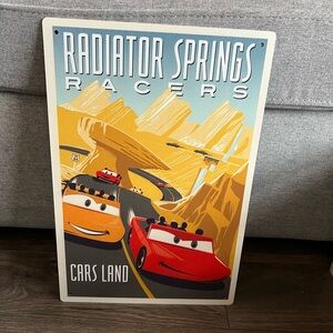 Radiator Springs Racers Metal Sign